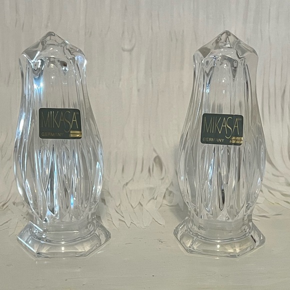 Mikasa Other - Mikasa Crystal Icicles Salt & Pepper Shakers Set.  Excellent condition!